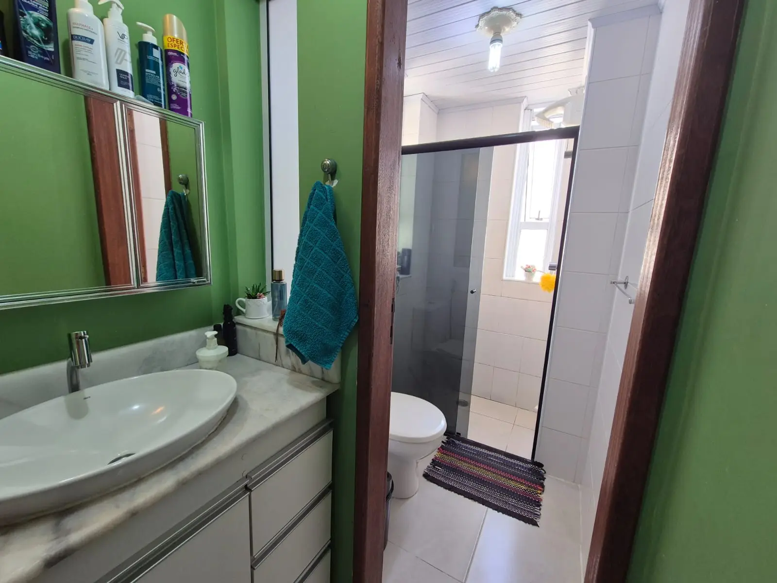 Banheiros do apartamento à venda no Torres do Parque, Parque Industrial, São José dos Campos