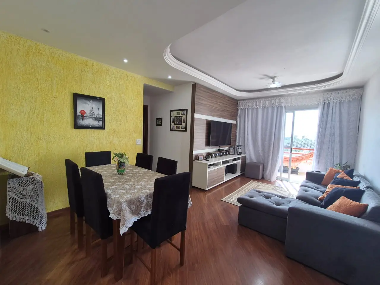 Sala do apartamento à venda no Torres do Parque, Parque Industrial, São José dos Campos